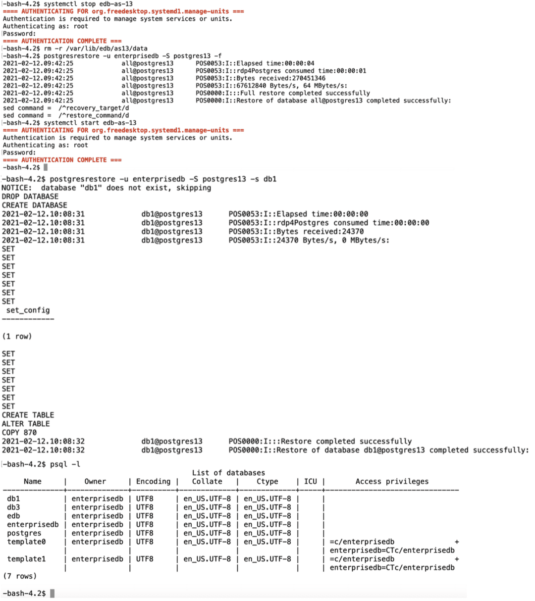 Database-Level Backup